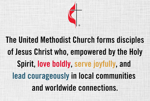 The United Methodist Church local and worldwide message